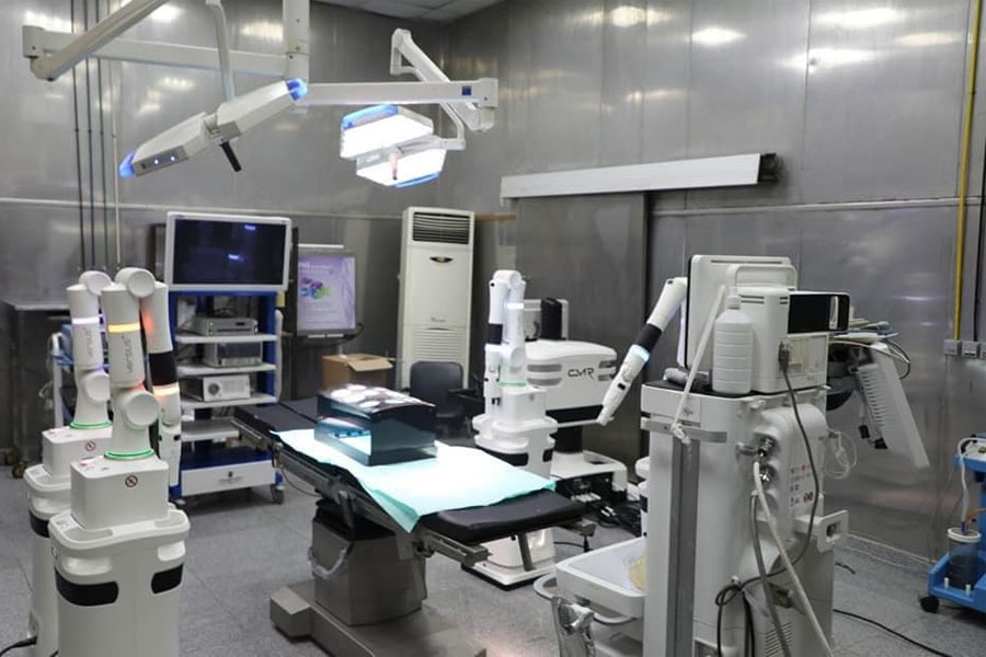 Modern operating theatre at Kasr Al Ainy